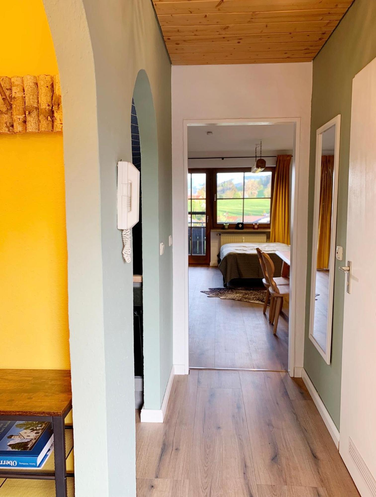 Lindners Hideaways - Bergnest Lodge - Bergblick Fewo 6 Pers Balkon Garten Hund Ski Unterkunft Luftkurort Oberreute Naehe Buchenegger Wasserfaelle Eistobel Bodensee Exterior photo