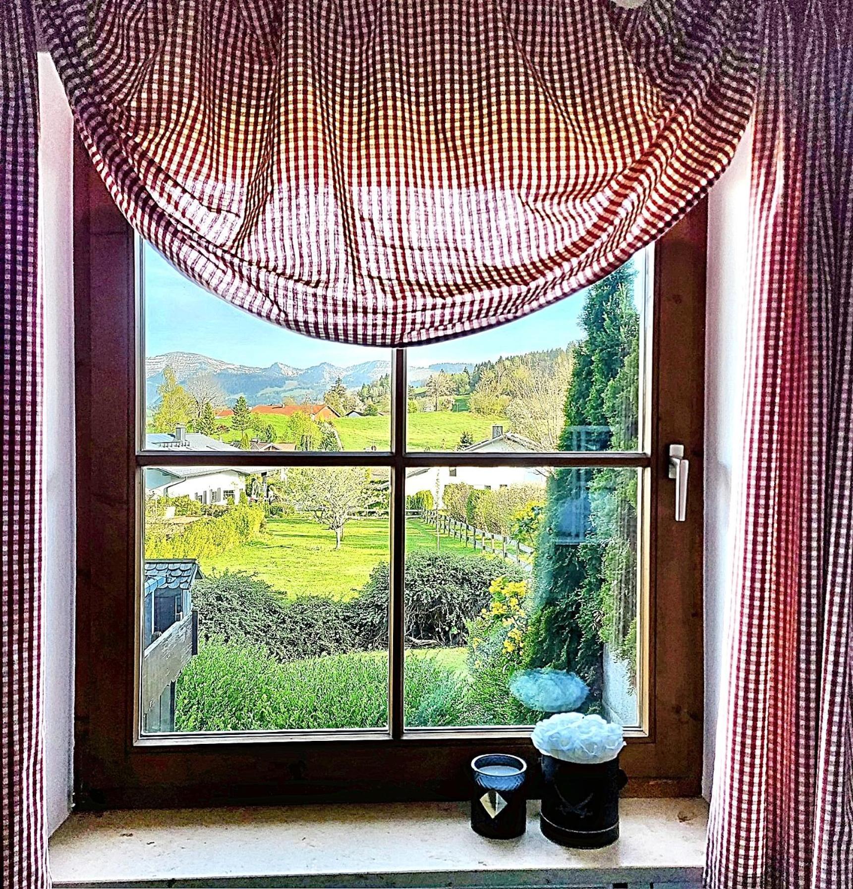 Lindners Hideaways - Bergnest Lodge - Bergblick Fewo 6 Pers Balkon Garten Hund Ski Unterkunft Luftkurort Oberreute Naehe Buchenegger Wasserfaelle Eistobel Bodensee Exterior photo